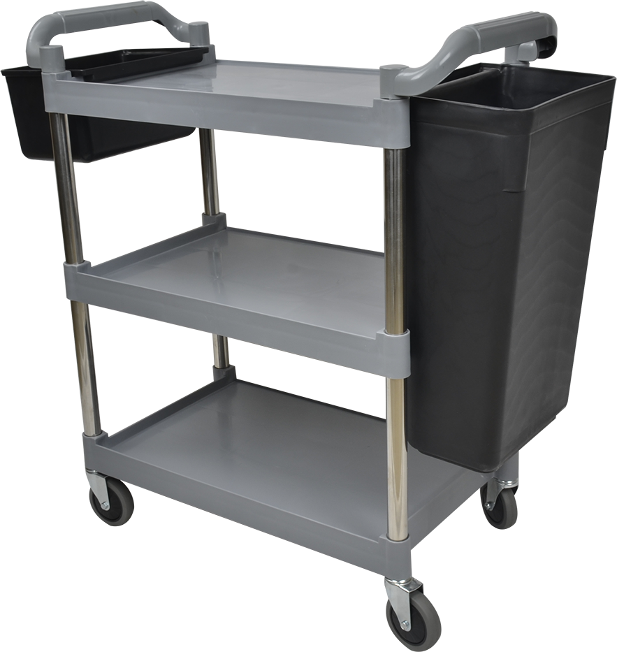  Plastic Board Three-layers Trolley(round Tude)