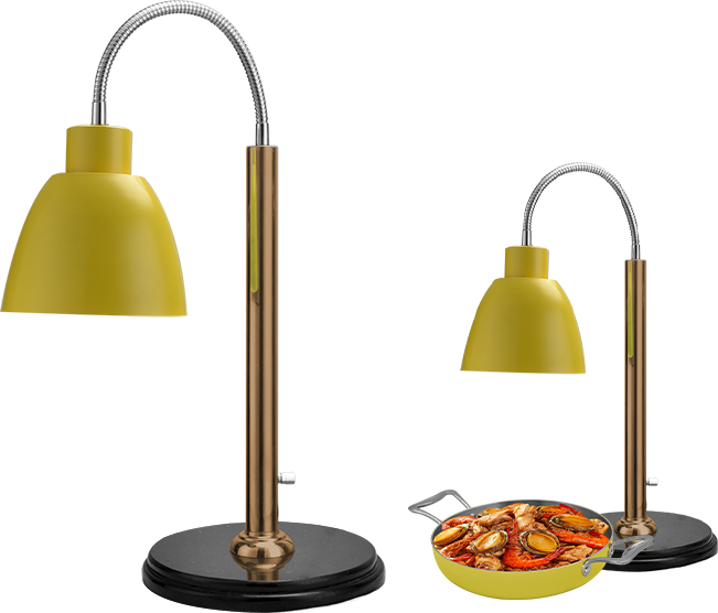 Yapamit Runde Dali-Lampe für warme Speisen für Hotelrestaurants