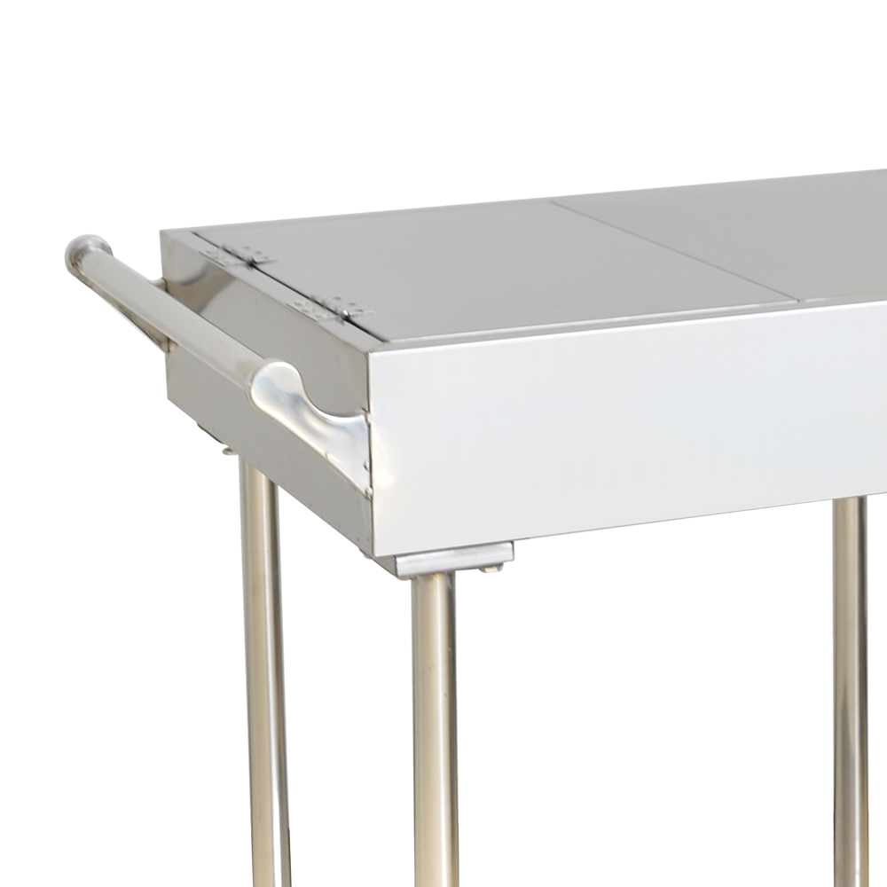 Yapamit X1210 Stainless Steel Flap Saucing Cart